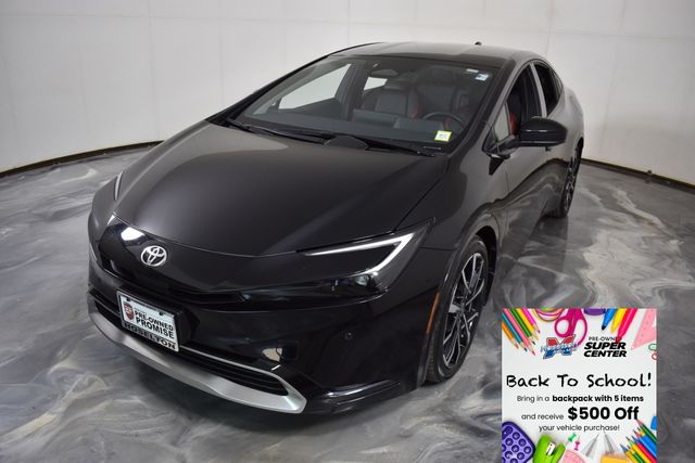 Midnight Black Metallic 2024 Toyota Prius Prime Hatchback Front-Wheel Drive Continuously Variable Transmission