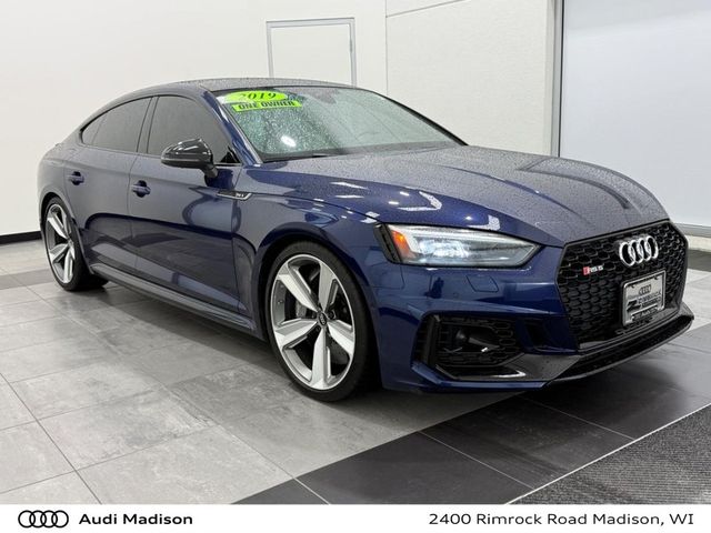 Blue Metallic 2019 Audi RS 5 Sportback Sedan All-Wheel Drive 8-Speed Automatic