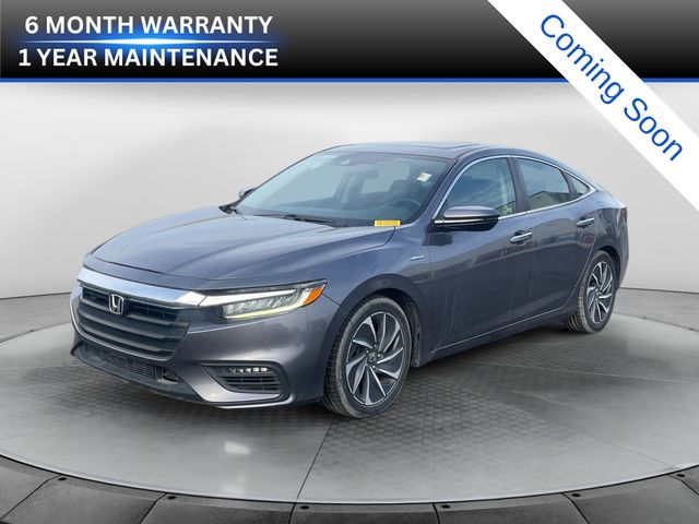 Gray 2020 Honda Insight Touring Sedan FWD Sedan Front-Wheel Drive Continuously Variable Transmission