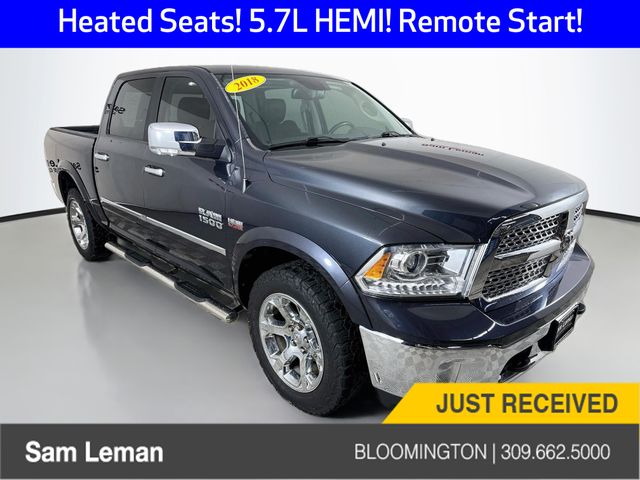 Gray (Maximum Steel Metallic Clearcoat) 2018 RAM 1500 Pickup Truck Four-Wheel Drive 8-Speed Automatic