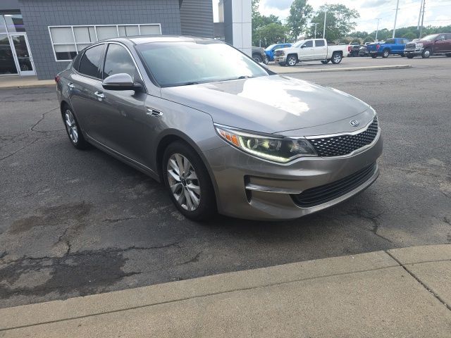 Titanium Silver 2018 Kia Optima EX Sedan Front-Wheel Drive 6-Speed Automatic