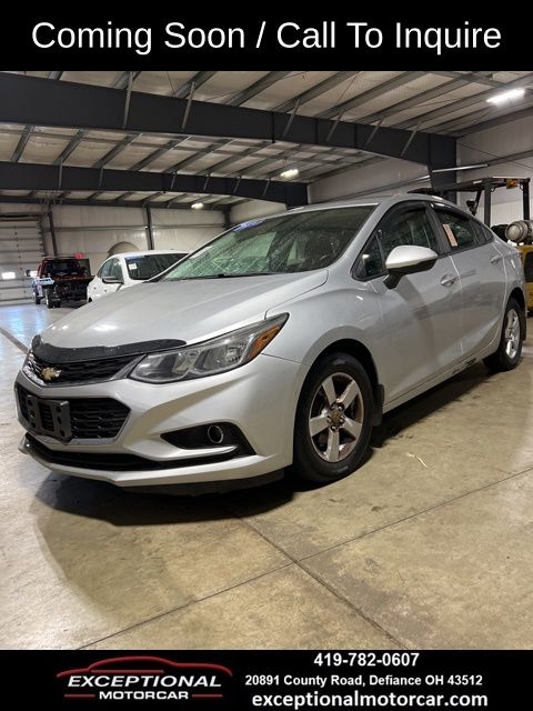 Silver 2018 Chevrolet Cruze Sedan Front-Wheel Drive 6-Speed Automatic