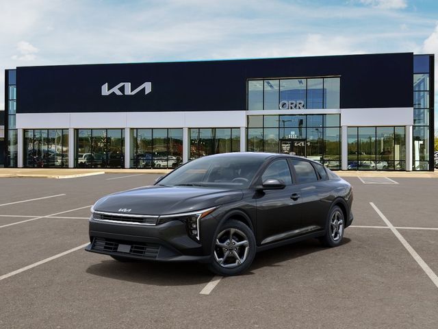 Gray 2026 Kia K4 LXS FWD Sedan Front-Wheel Drive Continuously Variable Transmission