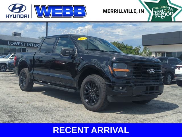 Black Metallic 2025 Ford F-150 Pickup Truck Four-Wheel Drive Automatic
