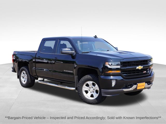 Black 2018 Chevrolet Silverado 1500 Pickup Truck Four-Wheel Drive 6-Speed Automatic Overdrive