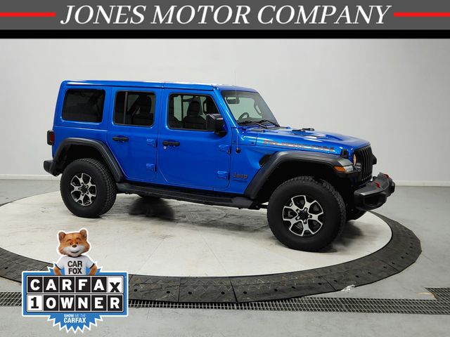 Hydro Blue Pearlcoat 2022 Jeep Wrangler Unlimited Rubicon 4WD SUV / Crossover Four-Wheel Drive 8-Speed Automatic