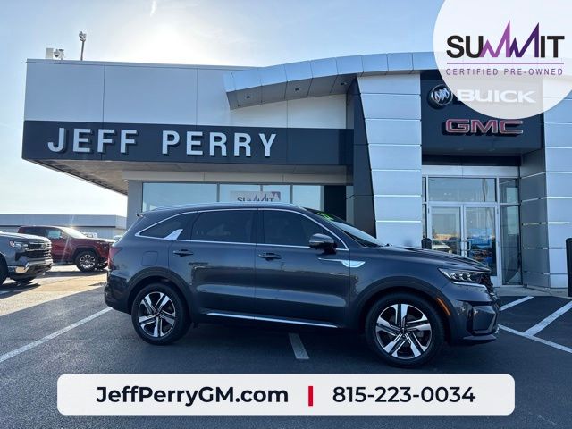 Gray (Platinum Graphite) 2022 Kia Sorento Plug-In Hybrid SUV / Crossover All-Wheel Drive 6-Speed Automatic