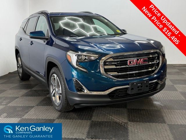 Blue Emerald Metallic 2020 GMC Terrain SUV / Crossover Four-Wheel Drive Automatic