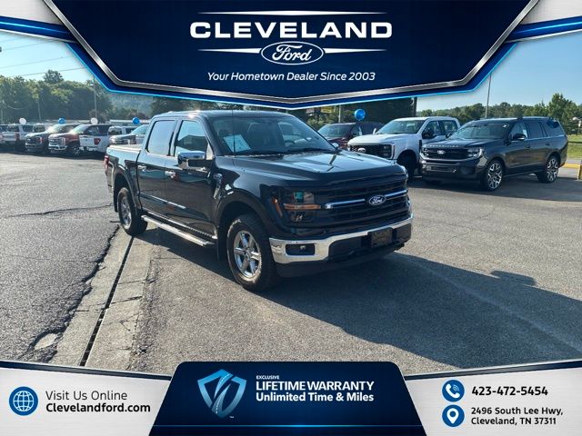 Black Metallic 2024 Ford F-150 Pickup Truck Four-Wheel Drive Automatic