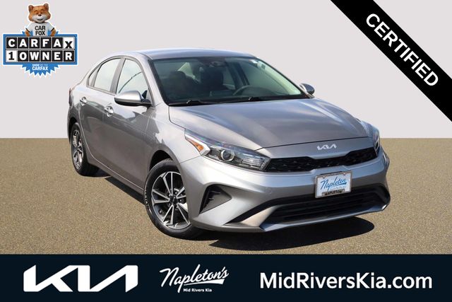 Steel Gray 2023 Kia Forte LXS FWD Sedan Front-Wheel Drive Continuously Variable Transmission