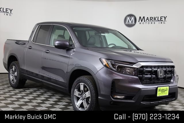 Gray (Modern Steel Metallic) 2026 Honda Ridgeline RTL AWD Pickup Truck All-Wheel Drive 9-Speed Automatic