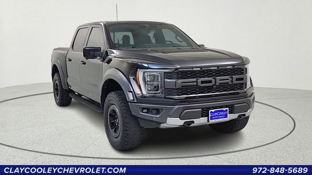 Agate Black Metallic 2023 Ford F-150 Raptor SuperCrew 4WD Pickup Truck Four-Wheel Drive Automatic
