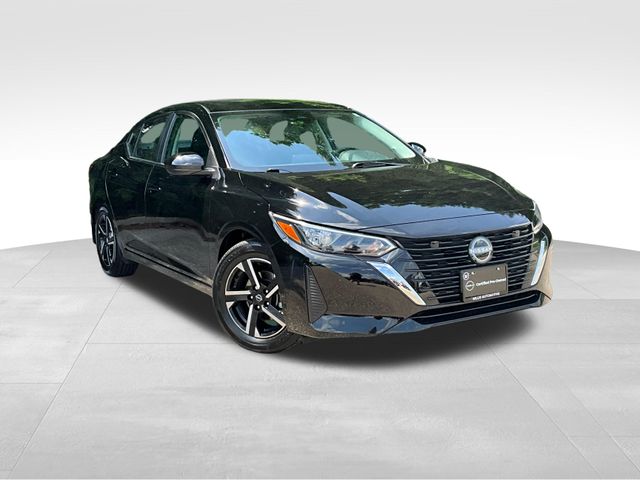 Super Black 2025 Nissan Sentra SV FWD Sedan Front-Wheel Drive Continuously Variable Transmission