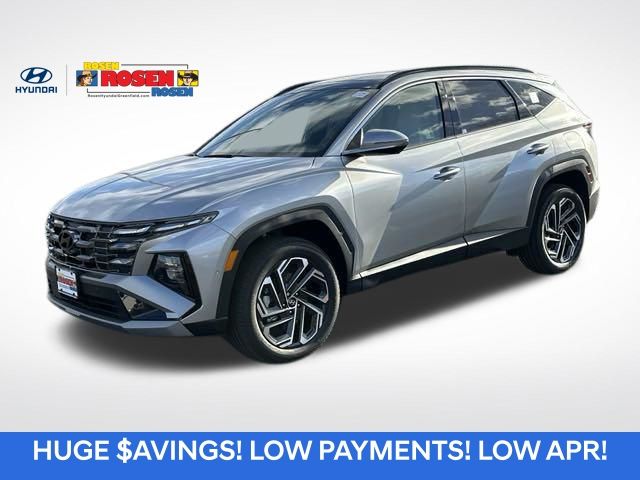 Shimmering Silver 2025 Hyundai Tucson Limited AWD SUV / Crossover All-Wheel Drive 8-Speed Automatic