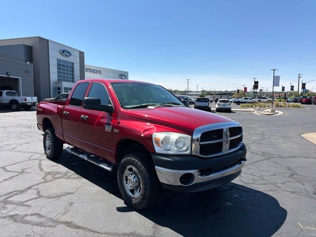 Inferno Red Crystal PC/Mineral Gray Met CC 2009 Dodge RAM 2500 Pickup Truck Four-Wheel Drive 5-Speed Automatic