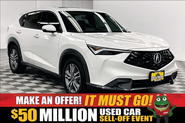 Platinum White Pearl 2025 Acura ADX SUV / Crossover Front-Wheel Drive Continuously Variable Transmission