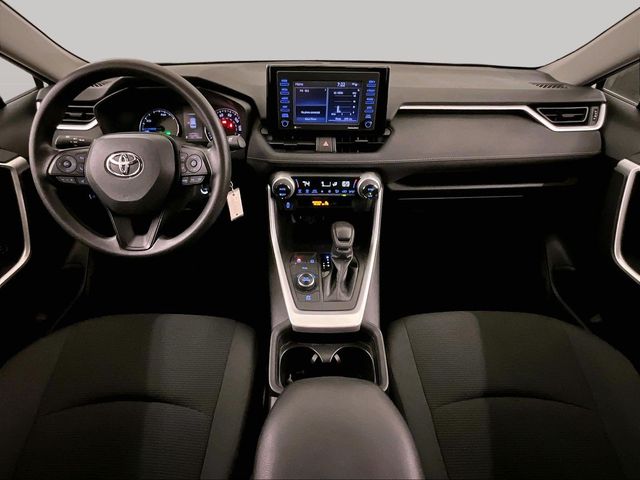 2021 Toyota RAV4 Hybrid LE White at Phil Fitts Ford