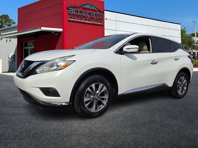 Pearl White 2017 Nissan Murano S SUV / Crossover Front-Wheel Drive Continuously Variable Transmission