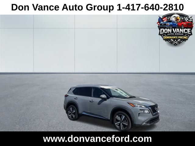 Boulder Gray Pearl 2022 Nissan Rogue SL AWD SUV / Crossover All-Wheel Drive Continuously Variable Transmission