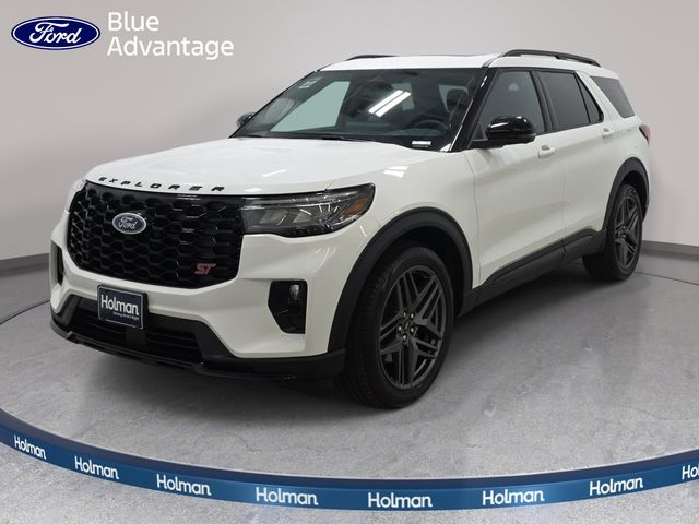 White Metallic 2025 Ford Explorer SUV / Crossover All-Wheel Drive Automatic