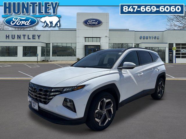 Serenity White Pearl 2023 Hyundai Tucson Limited AWD SUV / Crossover All-Wheel Drive 8-Speed Automatic