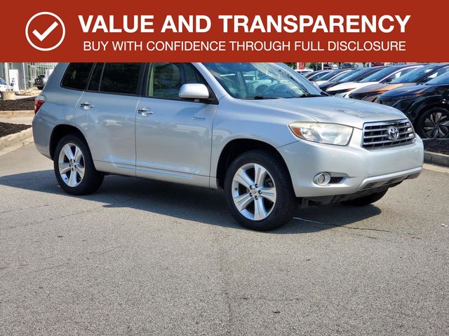 Classic Silver 2008 Toyota Highlander Limited SUV / Crossover Front-Wheel Drive 5-Speed Automatic Overdrive