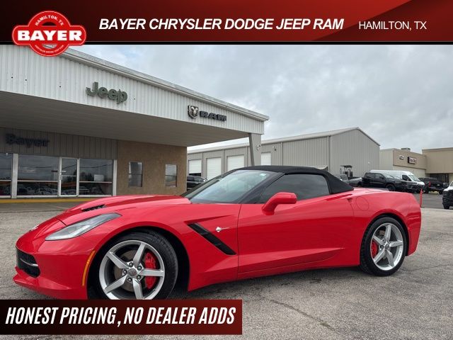 Torch Red 2014 Chevrolet Corvette Stingray 3LT Convertible RWD Convertible Rear-Wheel Drive 6-Speed Automatic