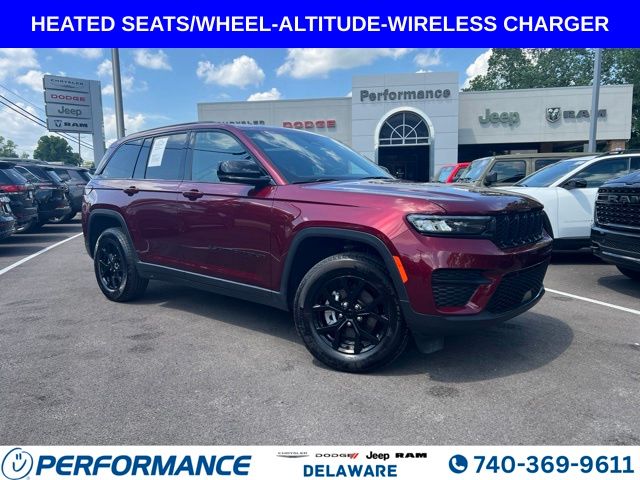 Velvet Red Pearlcoat 2025 Jeep Grand Cherokee SUV / Crossover Four-Wheel Drive 8-Speed Automatic