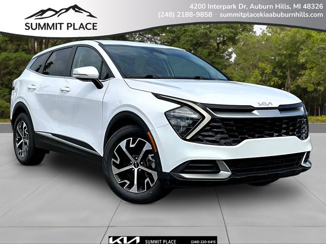 Glacial White Pearl 2023 Kia Sportage SUV / Crossover Front-Wheel Drive 8-Speed Automatic