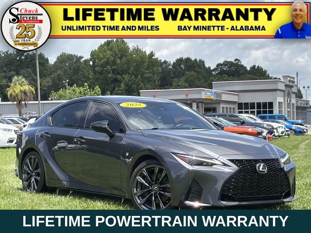 Gray 2025 Lexus IS Sedan Rear-Wheel Drive 8-Speed Automatic
