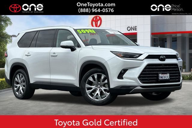 Pearl 2024 Toyota Grand Highlander Hybrid SUV / Crossover All-Wheel Drive Continuously Variable Transmission