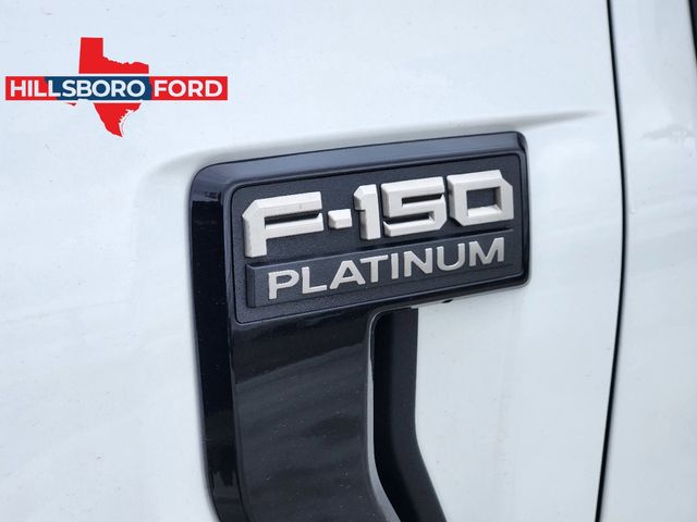 2025 White Metallic Ford F-150 Platinum 4X4 Truck