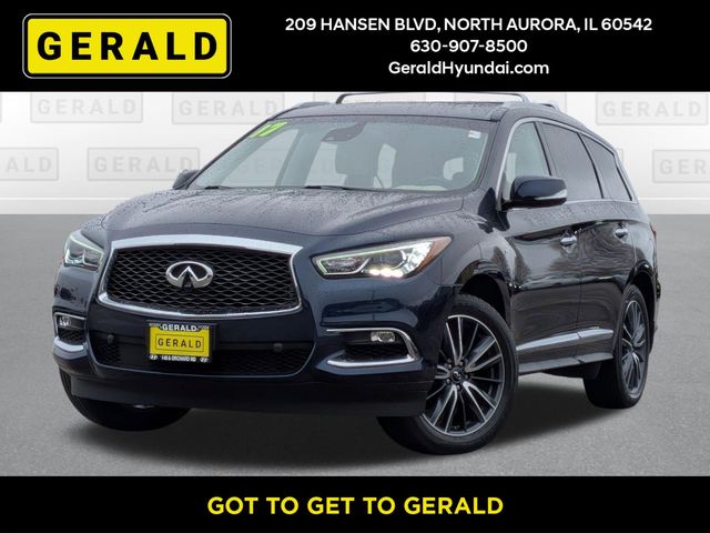 Hermosa Blue 2017 INFINITI QX60 AWD SUV / Crossover All-Wheel Drive Continuously Variable Transmission