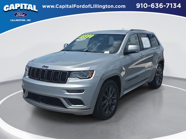Billet Silver Metallic Clearcoat 2018 Jeep Grand Cherokee SUV / Crossover Four-Wheel Drive 8-Speed Automatic