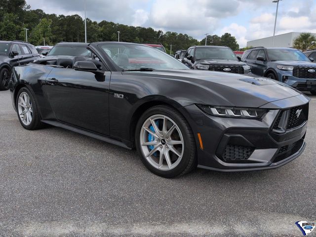 Dark Matter Gray Metallic 2024 Ford Mustang GT Premium Convertible RWD Convertible Rear-Wheel Drive Automatic