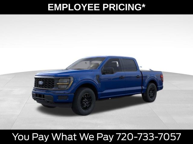 Argon Blue Metallic 2026 Ford F-150 STX SuperCrew 4WD Pickup Truck Four-Wheel Drive Automatic