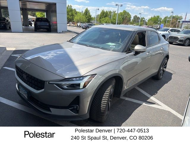 Gray 2021 Polestar 2 Launch Edition Fastback AWD Sedan All-Wheel Drive 1-Speed Automatic
