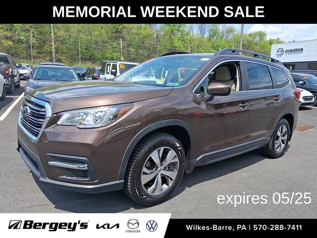 Cinnamon Brown Pearl 2019 Subaru Ascent Premium 7-Passenger AWD SUV / Crossover All-Wheel Drive Continuously Variable Transmission