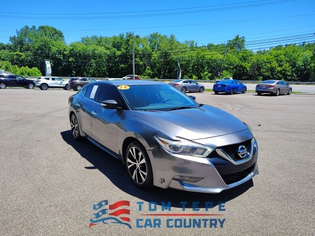 Gray (Gun Metallic) 2018 Nissan Maxima SV FWD Sedan Front-Wheel Drive Continuously Variable Transmission