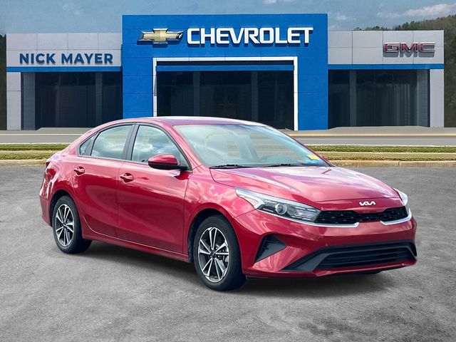 Currant Red 2024 Kia Forte Sedan Front-Wheel Drive Continuously Variable Transmission