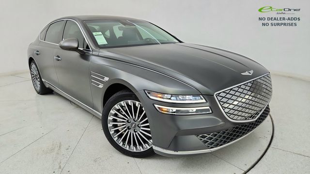 Makalu Gray 2024 Genesis G80 Electrified Advanced AWD Sedan All-Wheel Drive 1-Speed Automatic