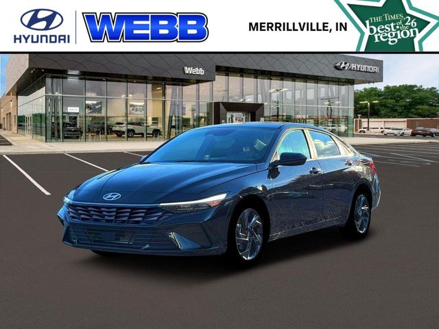 Abyss Black 2026 Hyundai Elantra Sedan Front-Wheel Drive Continuously Variable Transmission