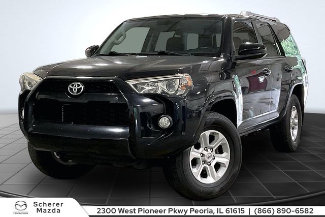 Midnight Black Metallic 2018 Toyota 4Runner SUV / Crossover Four-Wheel Drive 5-Speed Automatic Overdrive