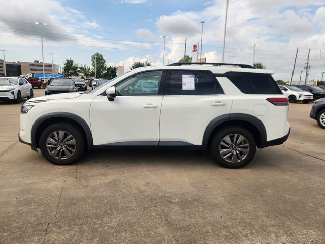 2025 Nissan Pathfinder SV White at Classic Elite Chevrolet Sugar Land