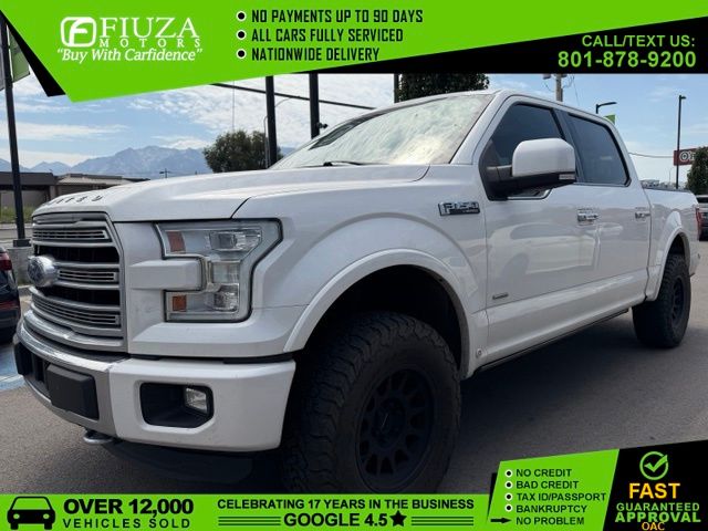 White 2016 Ford F-150 Pickup Truck Four-Wheel Drive 6-Speed Automatic