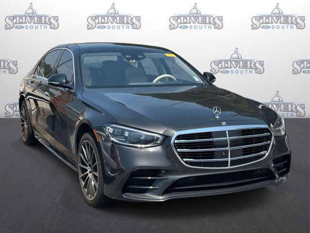 Graphite Gray 2022 Mercedes-Benz S-Class Sedan All-Wheel Drive 9-Speed Automatic