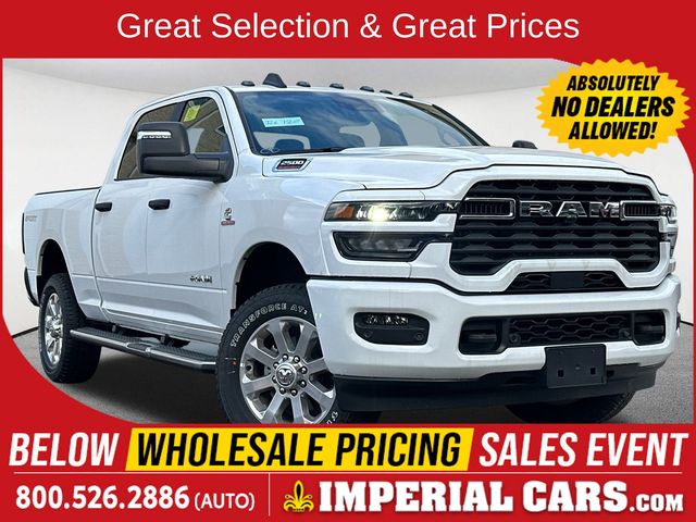 Bright White Clearcoat 2026 RAM 2500 Big Horn Crew Cab 4WD Pickup Truck Four-Wheel Drive 8-Speed Automatic
