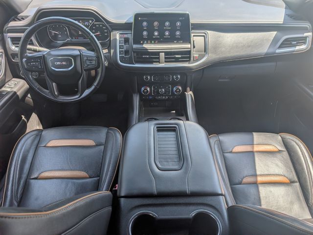 2021 GMC Yukon AT4 White at South Houston Nissan