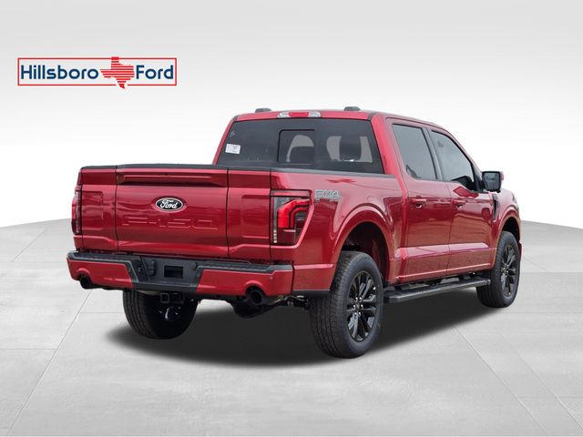 2025 Rapid Red Metallic Tinted Clearcoat Ford F-150 Lariat 4X4 Truck