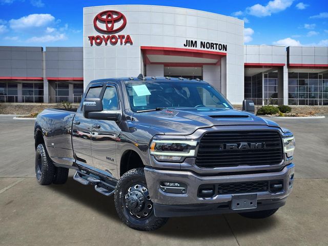 Gray (Granite Crystal Metallic Clearcoat) 2024 RAM 3500 Pickup Truck Four-Wheel Drive 6-Speed Automatic